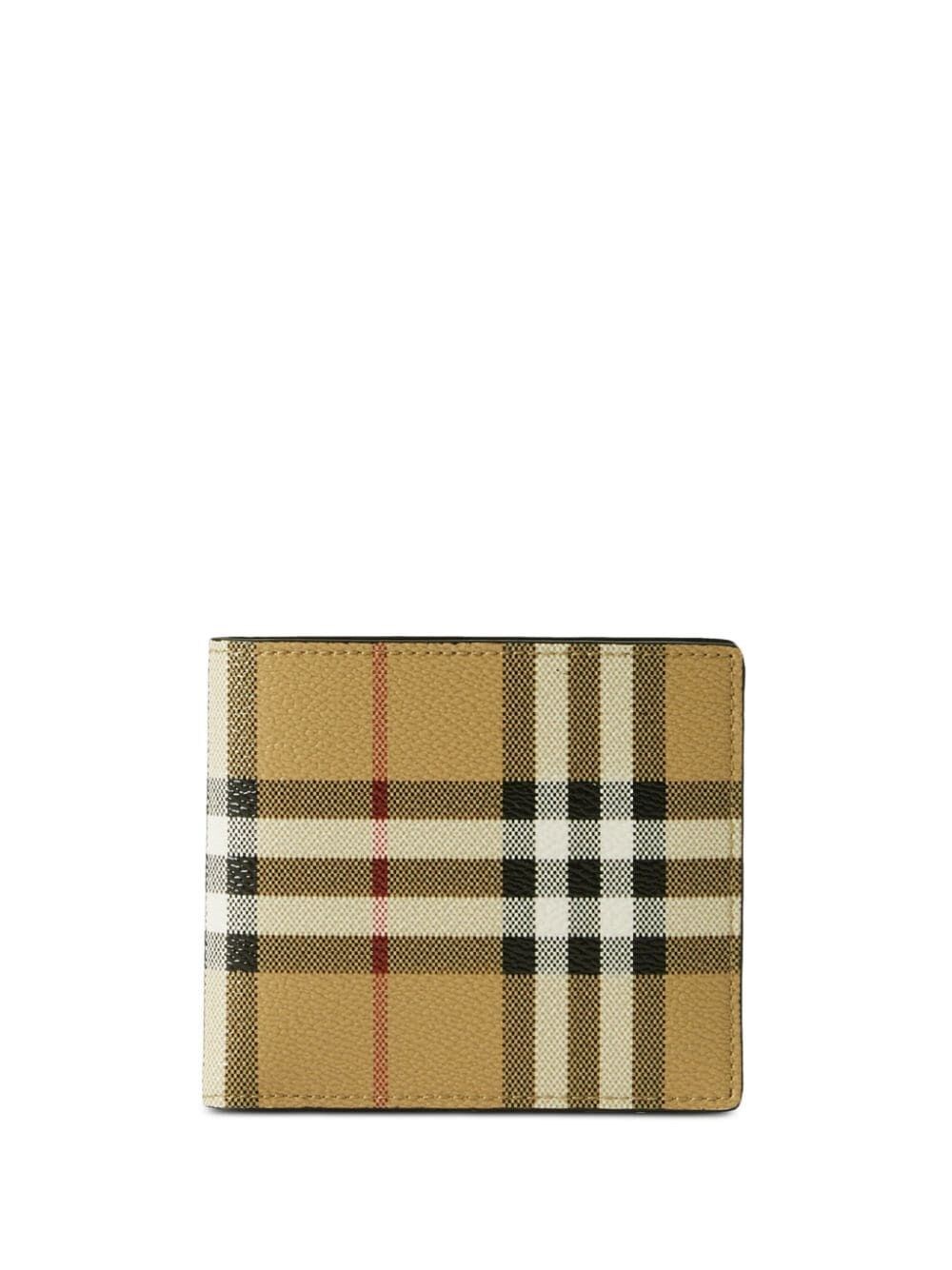 Shop Burberry Bi-fold Wallet In Brown