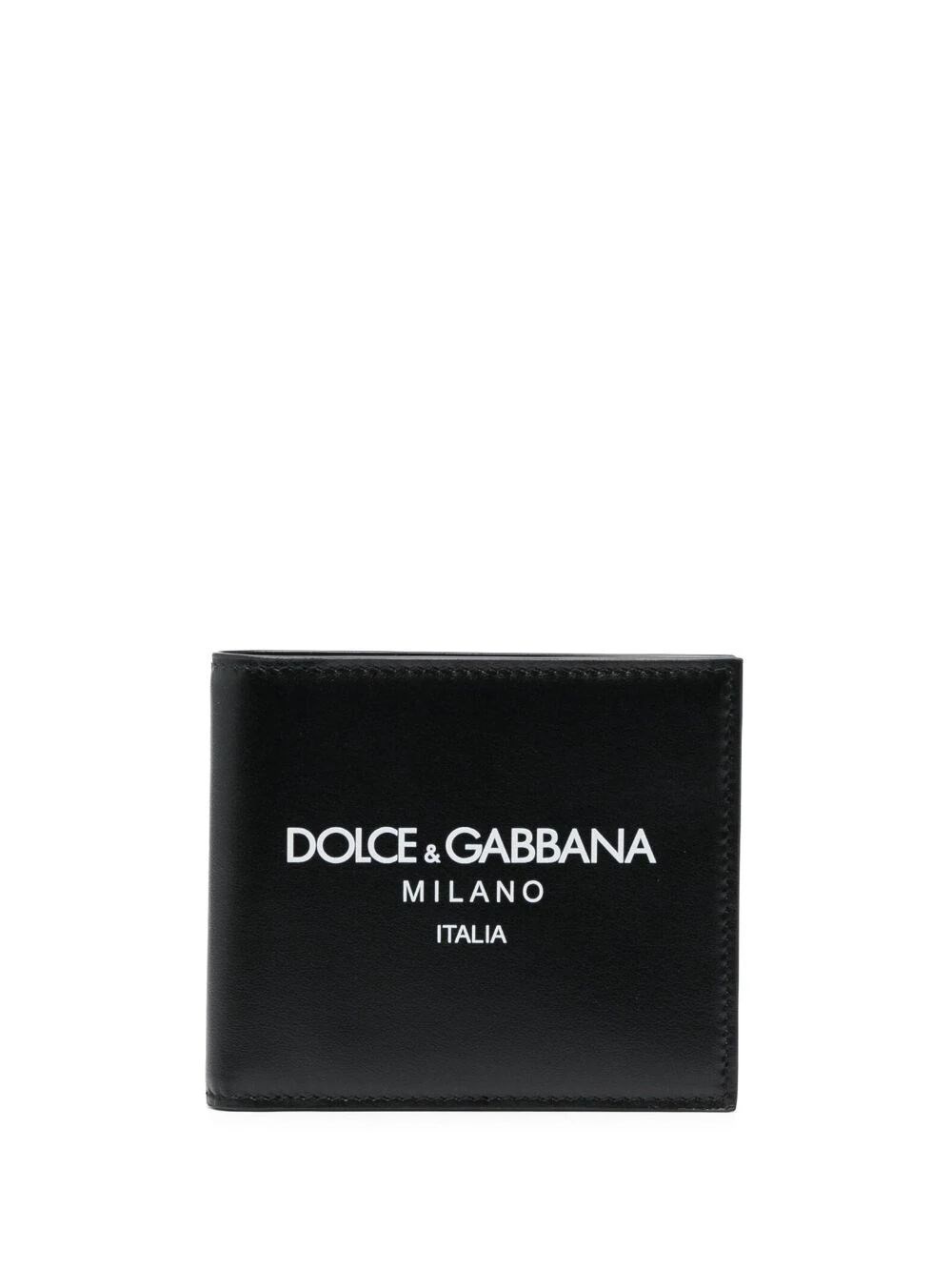 Dolce & Gabbana Bi-fold Wallet In Black