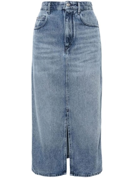 【Isabel Marant】 Britt midi skirt BRITT SKIRT Woman ecru | ISABEL MARANT Official online store