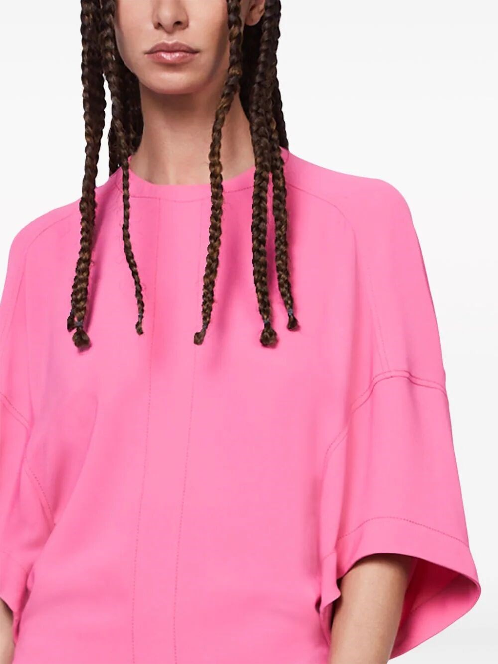 Oversized Sleeve T-Shirt Dress