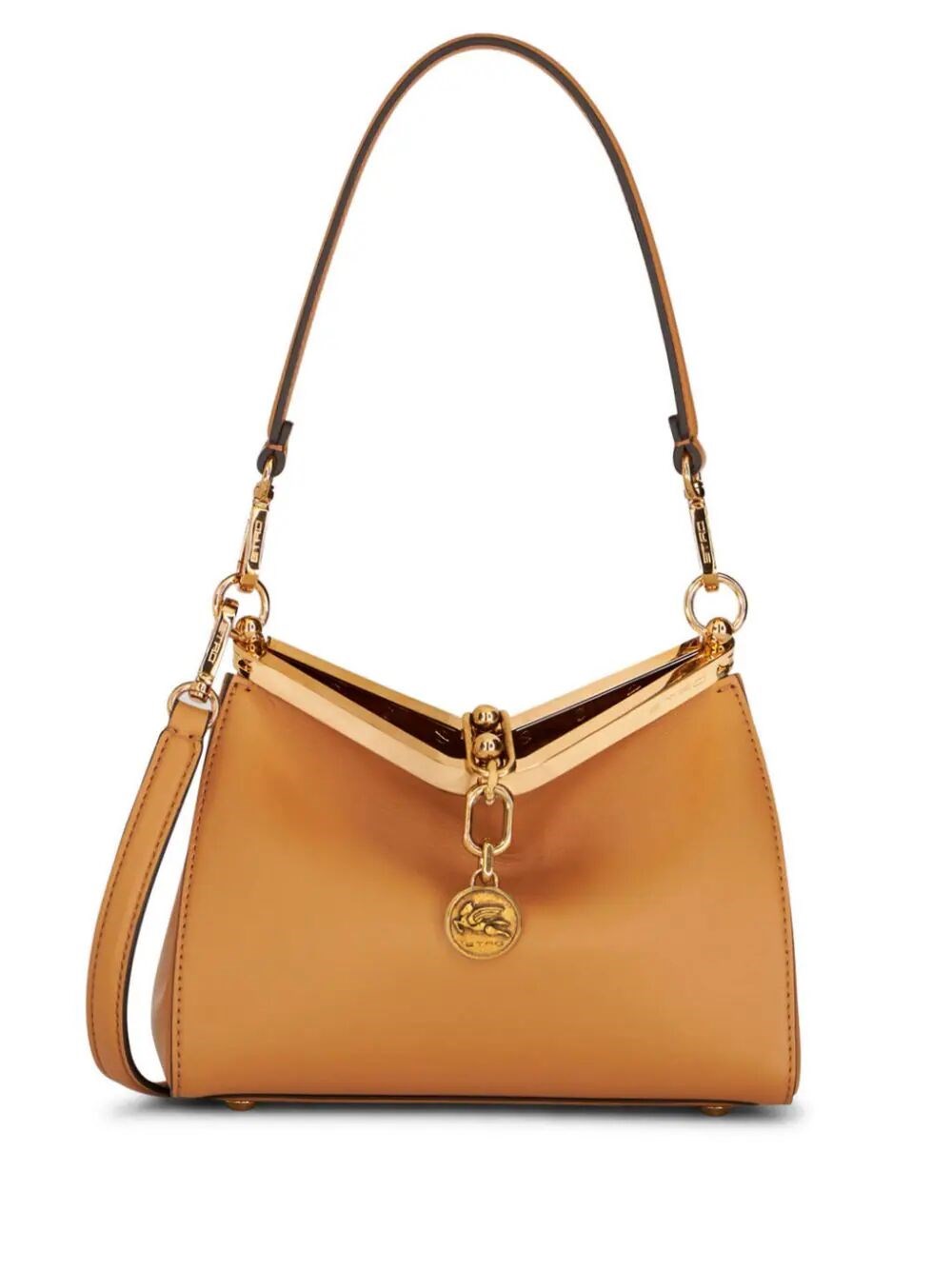 Shop Etro Mini Vela Shoulder Bag In Brown