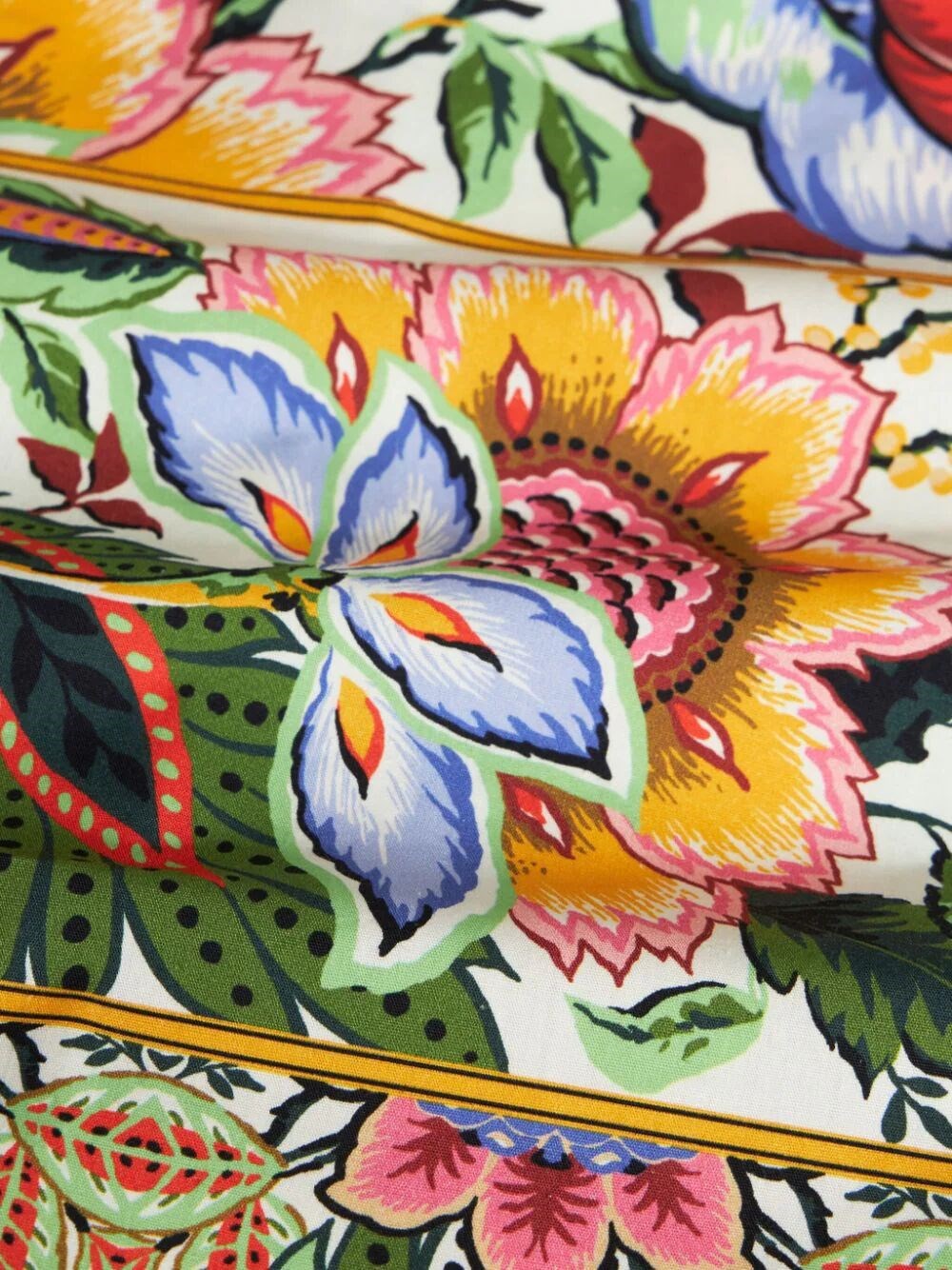 MULTICOLOURED BOUQUET BLOUSE