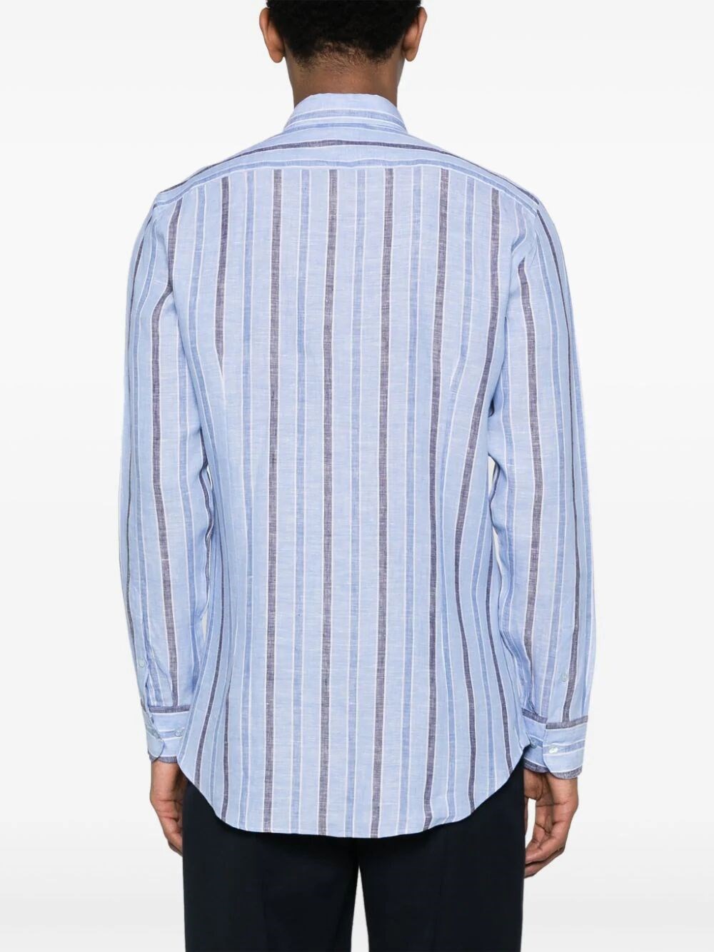 STRIPED SHIRT WITH LOGO