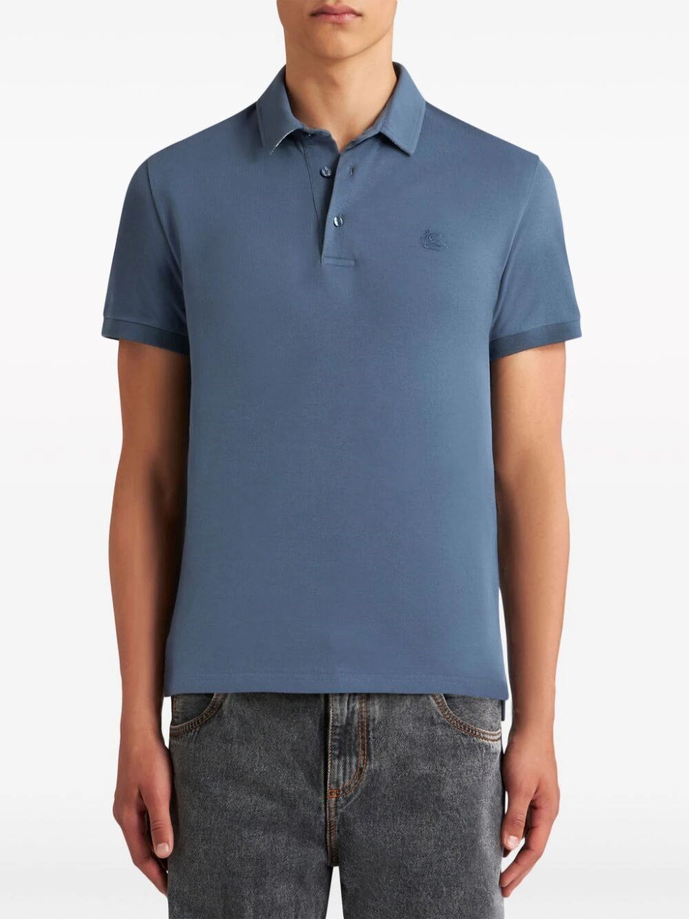 POLO SHIRT WITH EMBROIDERED PEGASO