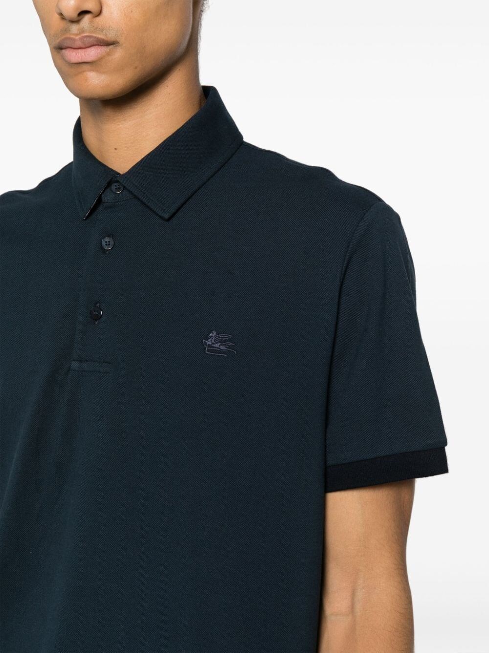 POLO SHIRT WITH EMBROIDERED PEGASO