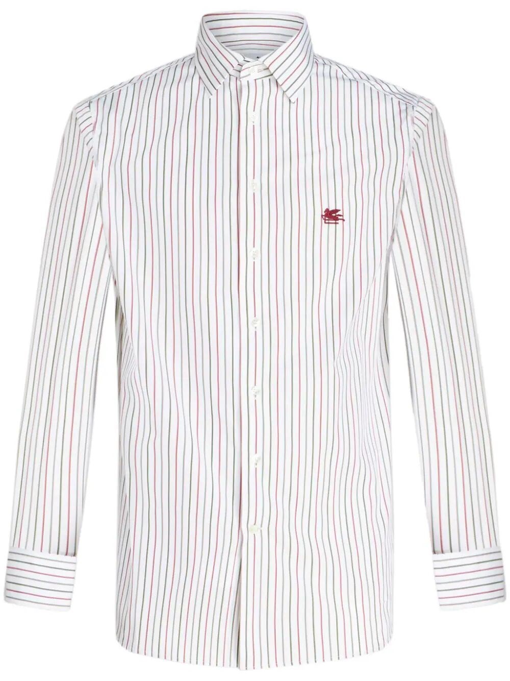 STRIPED SHIRT WITH LOGO