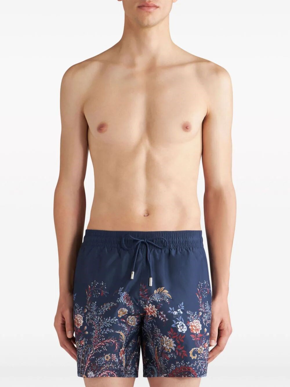 Floral-print swim shorts