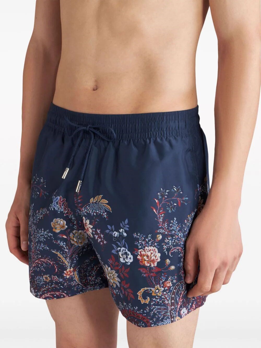 Floral-print swim shorts