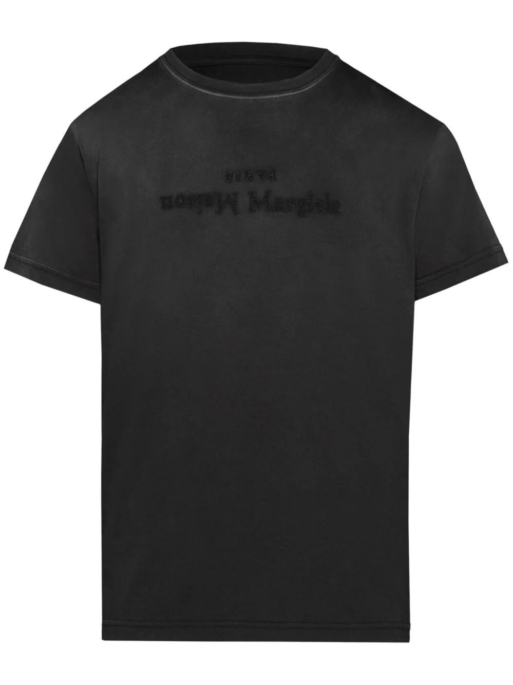 Shop Maison Margiela Distressed T-shirt In Black