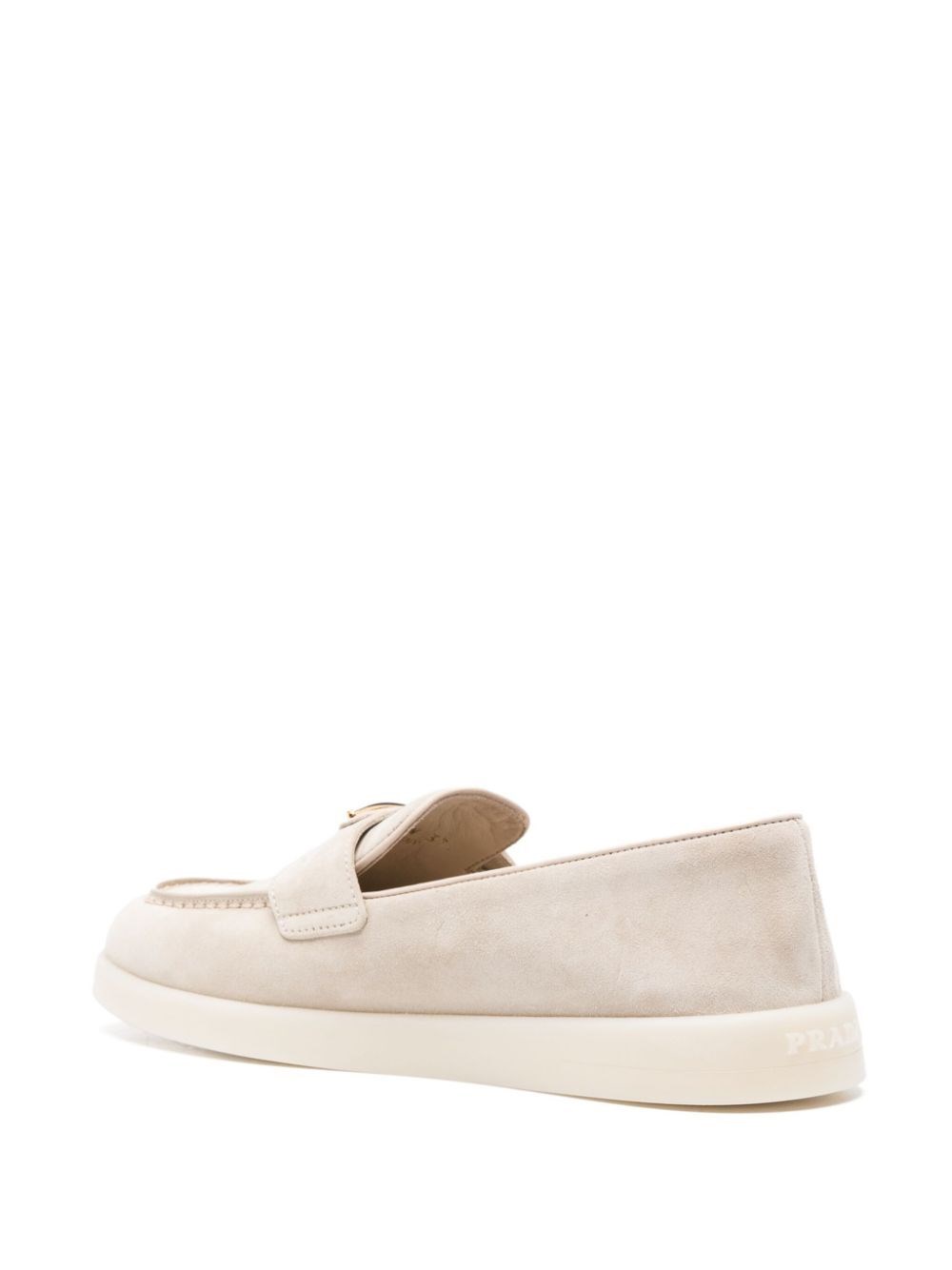 Suede leather loafers