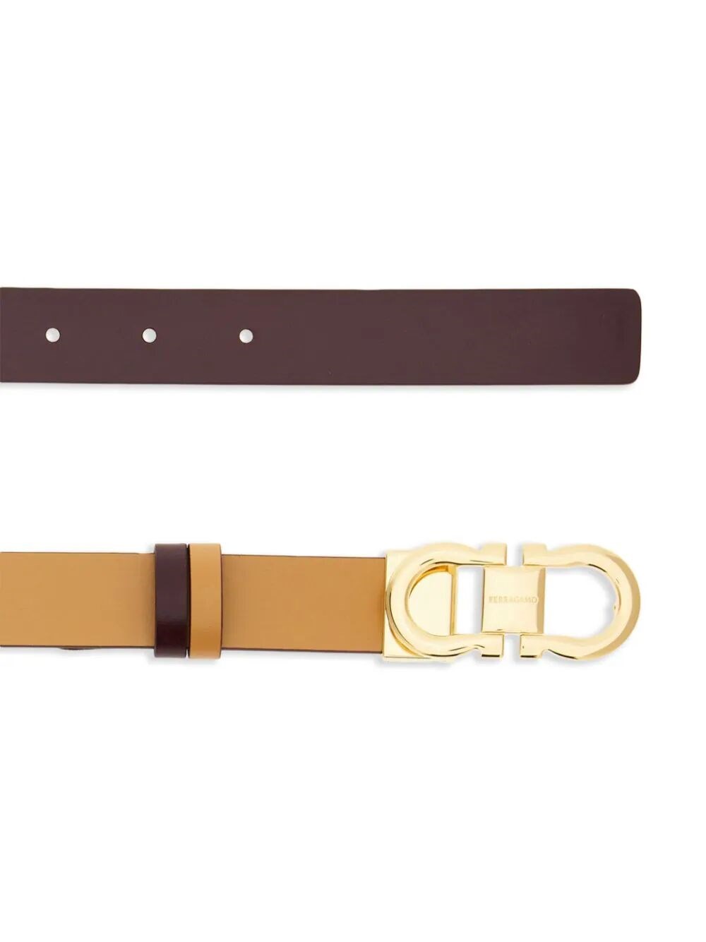 Reversible Gancini belt