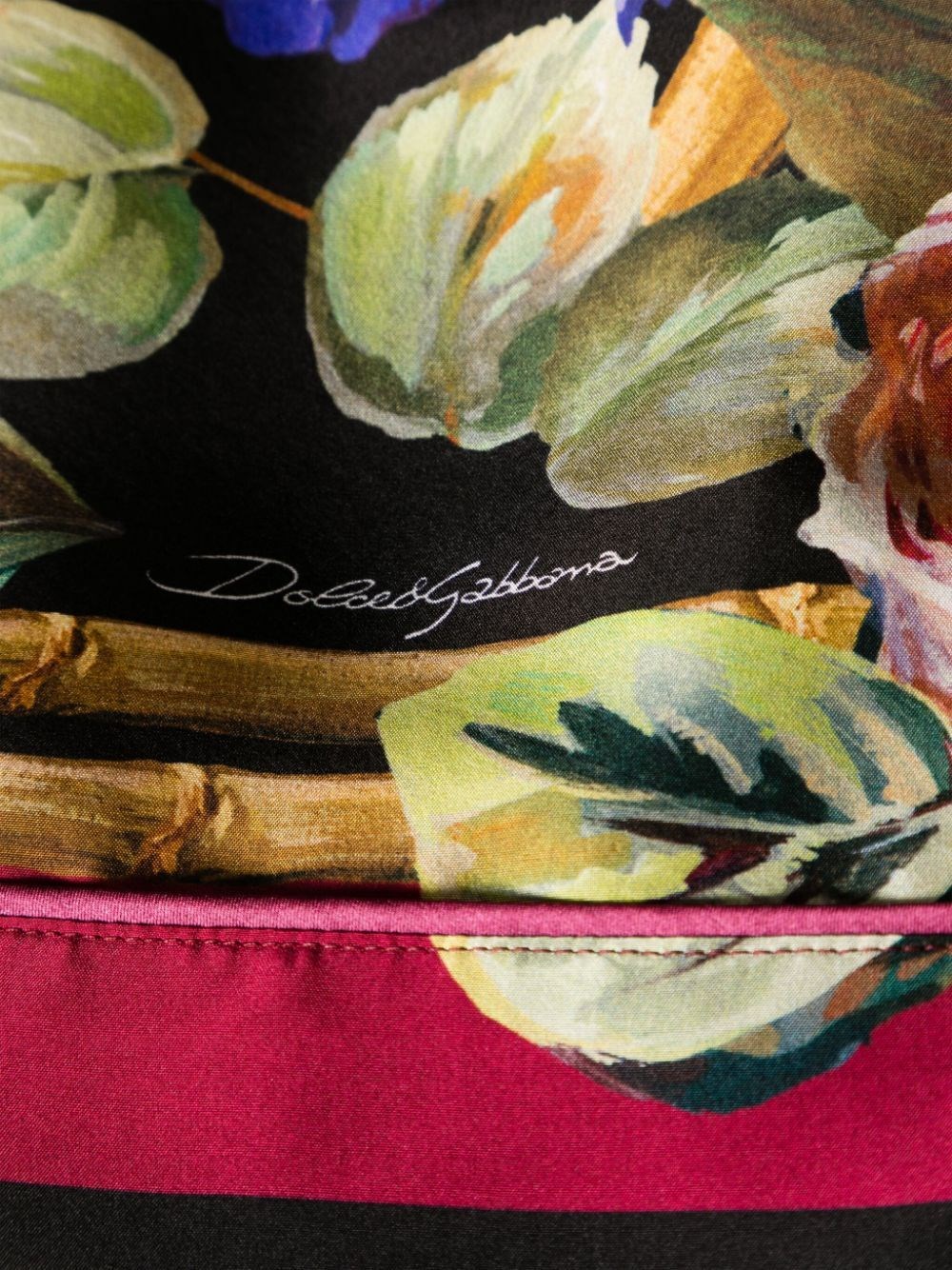 Floral print pajama shorts