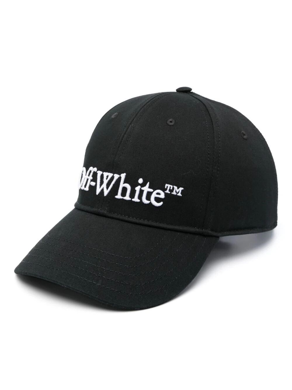 Shop Off-white Logo Hat In Black