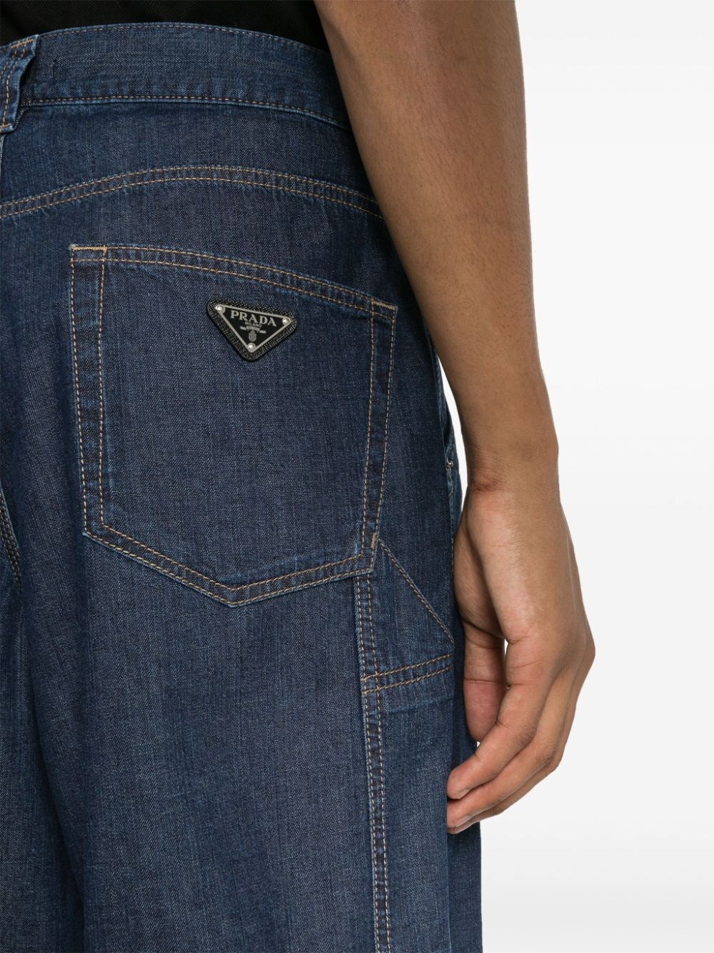 Denim bermudas