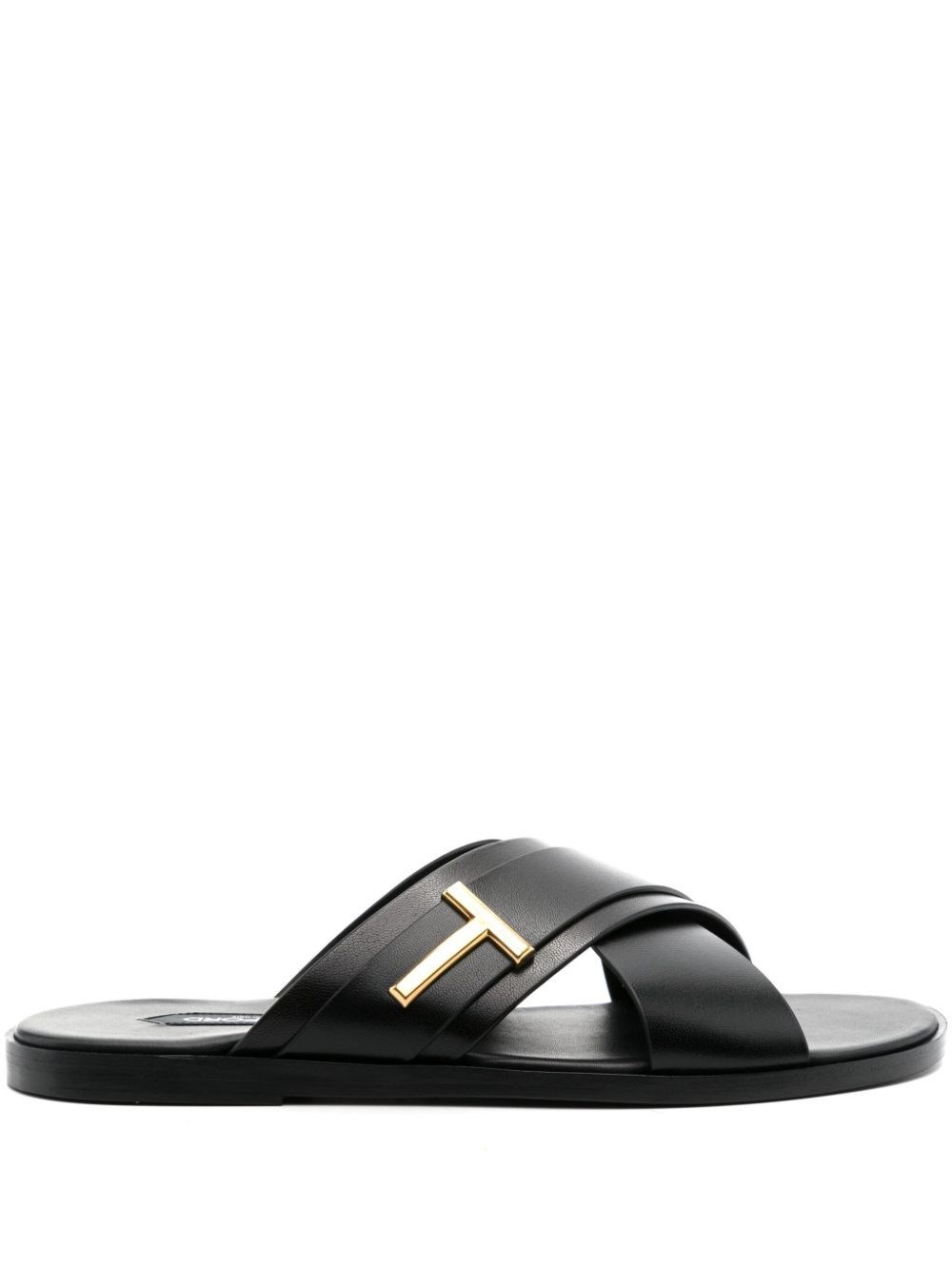 GRAIN LEATHER PRESTON SANDAL