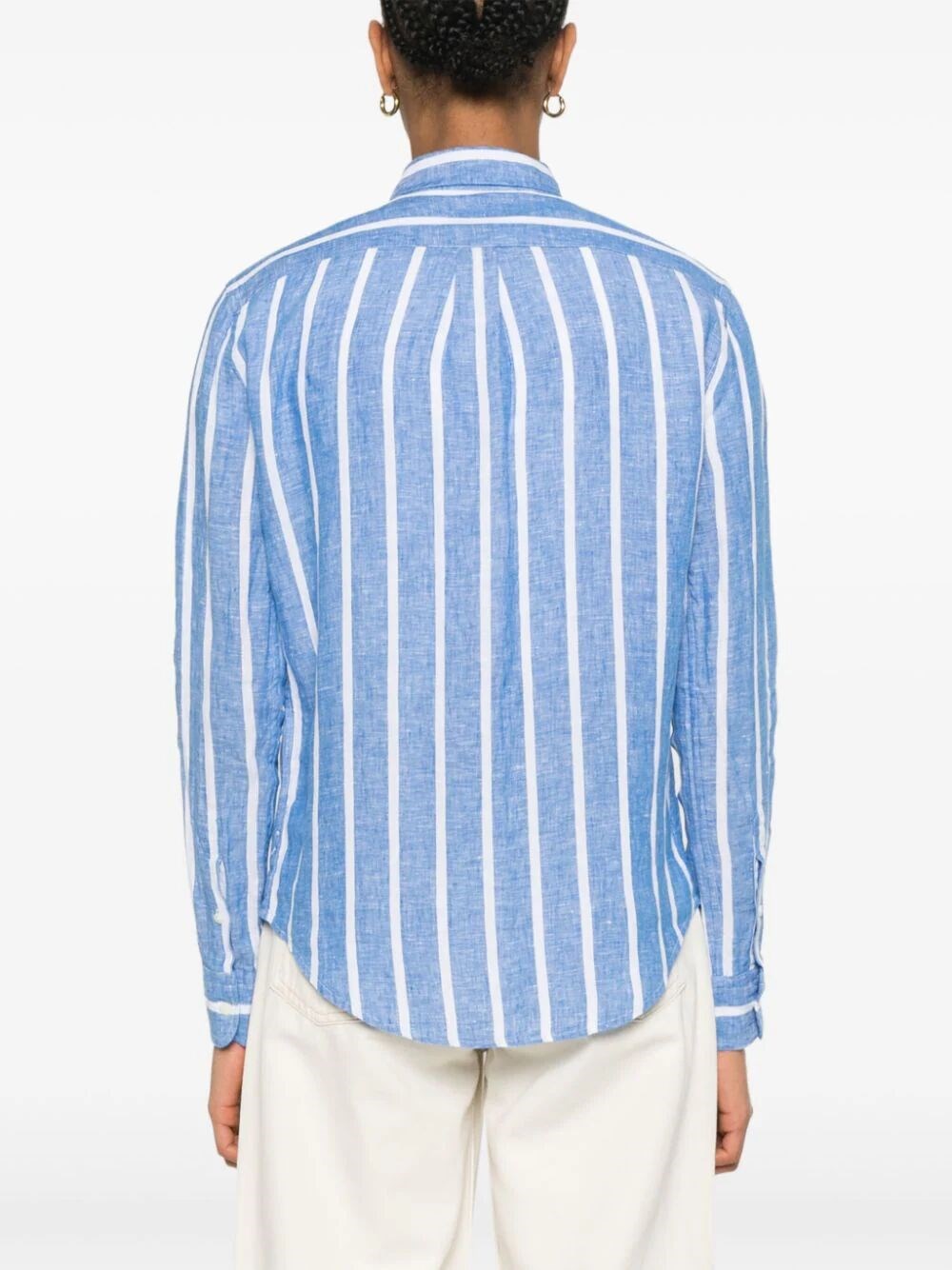 Striped linen shirt