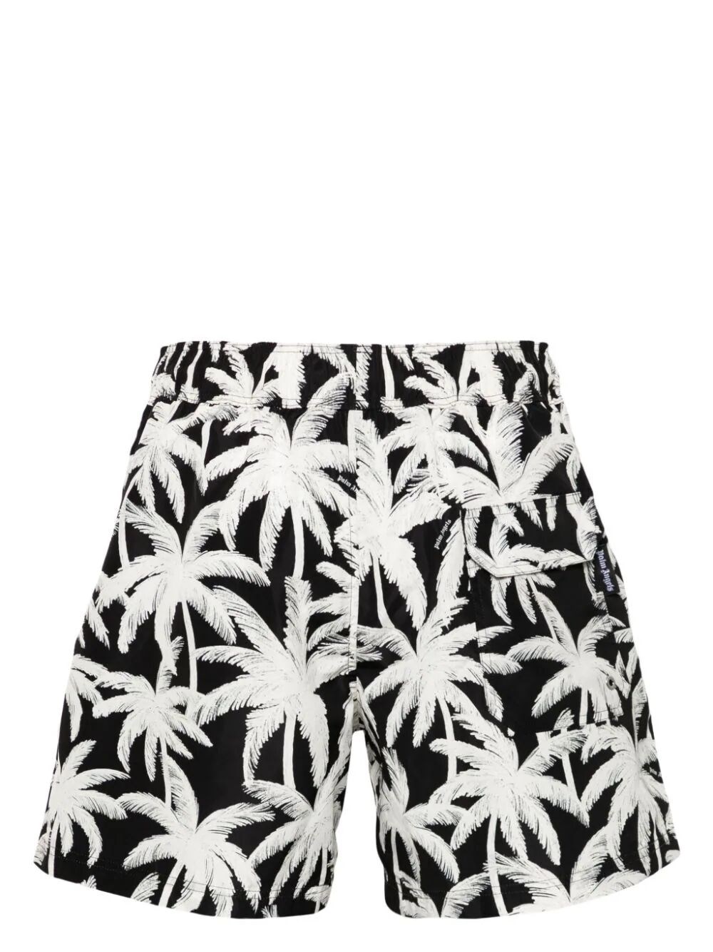 Palm tree print swim shorts