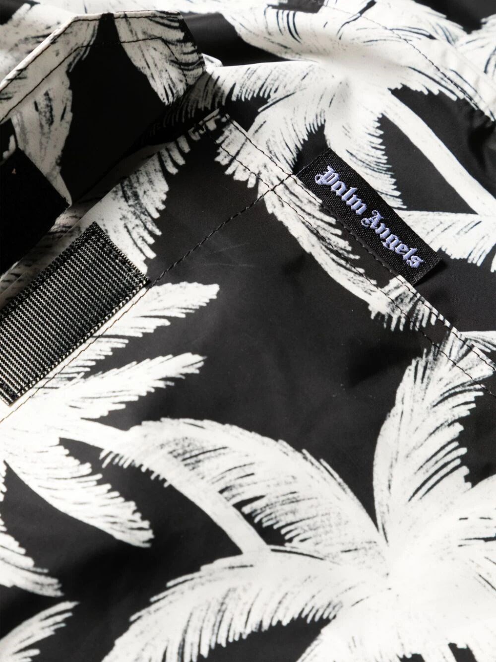 Palm tree print swim shorts