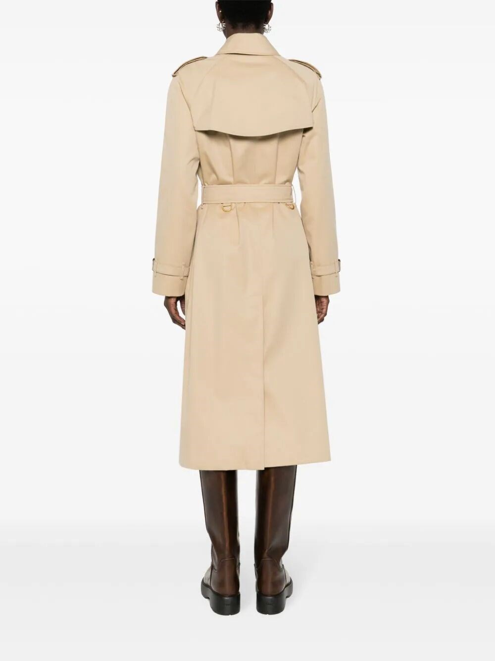 Double-breasted trench coat