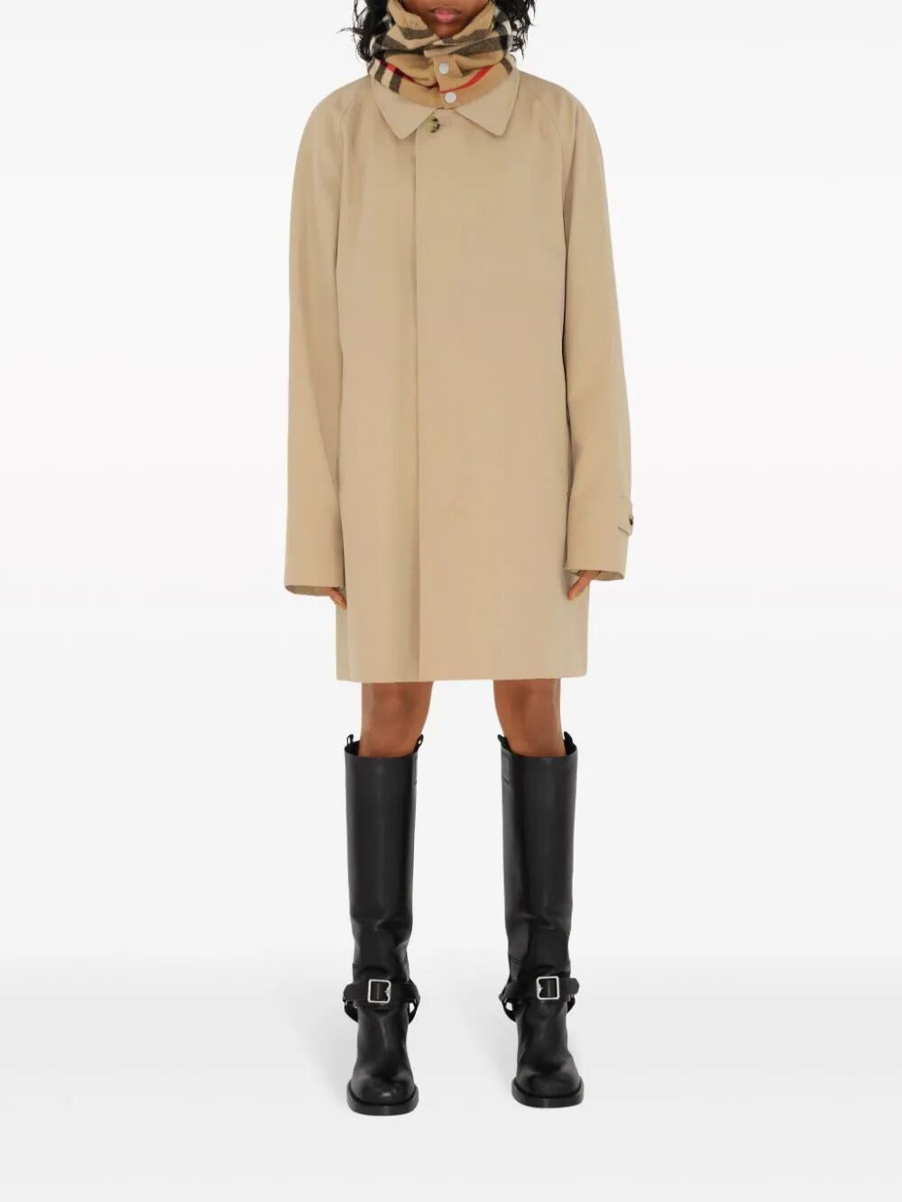 Check Cashmere Snood