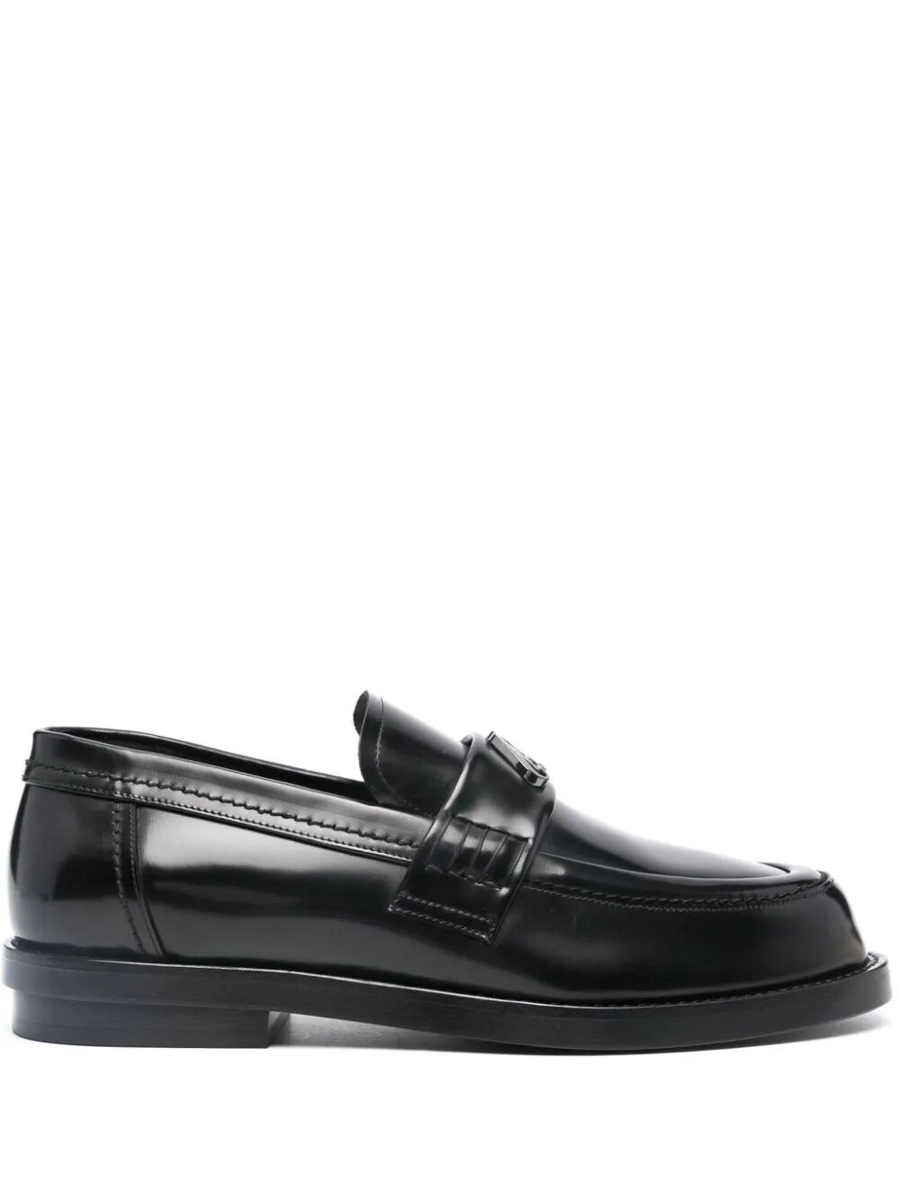 Alexander Mcqueen Seal Loafers In Black