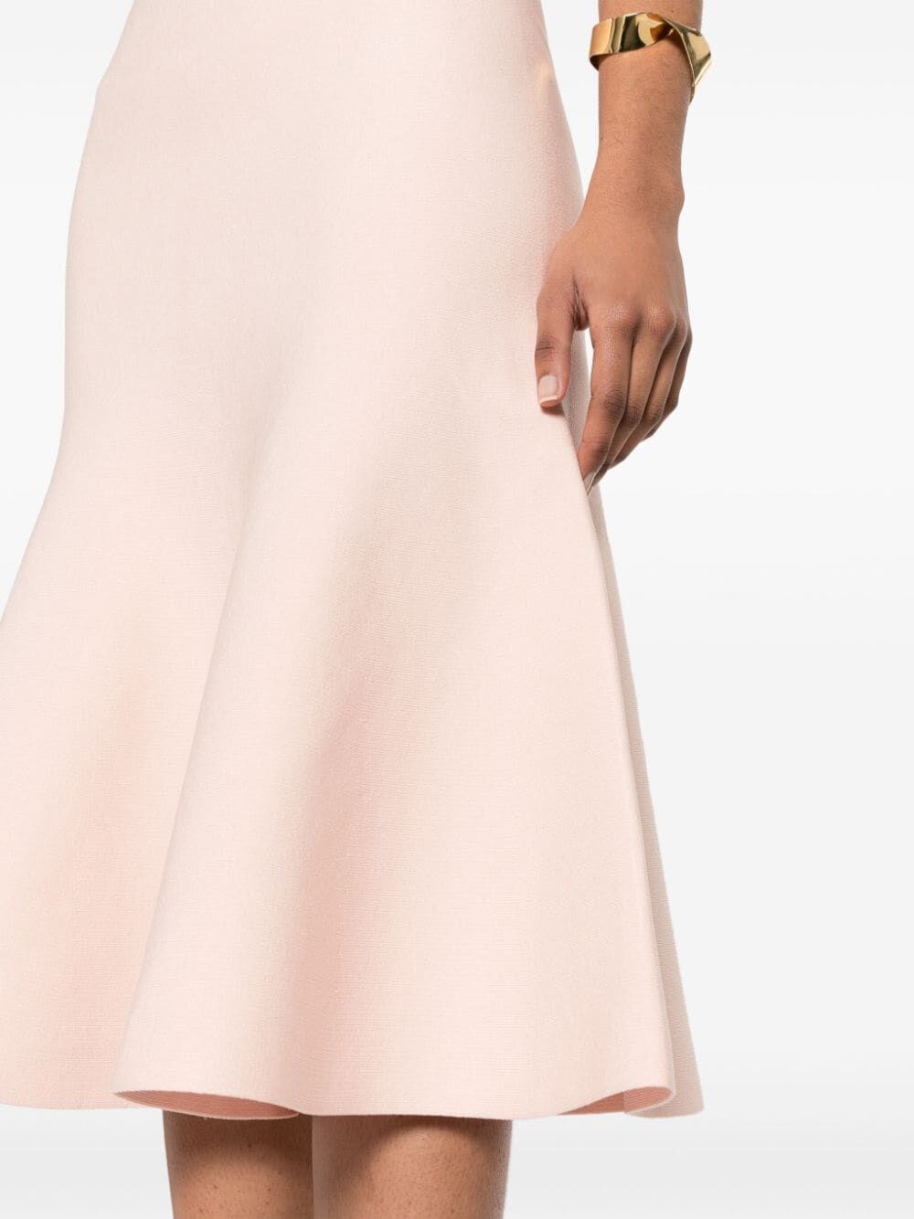 Flared midi skirt