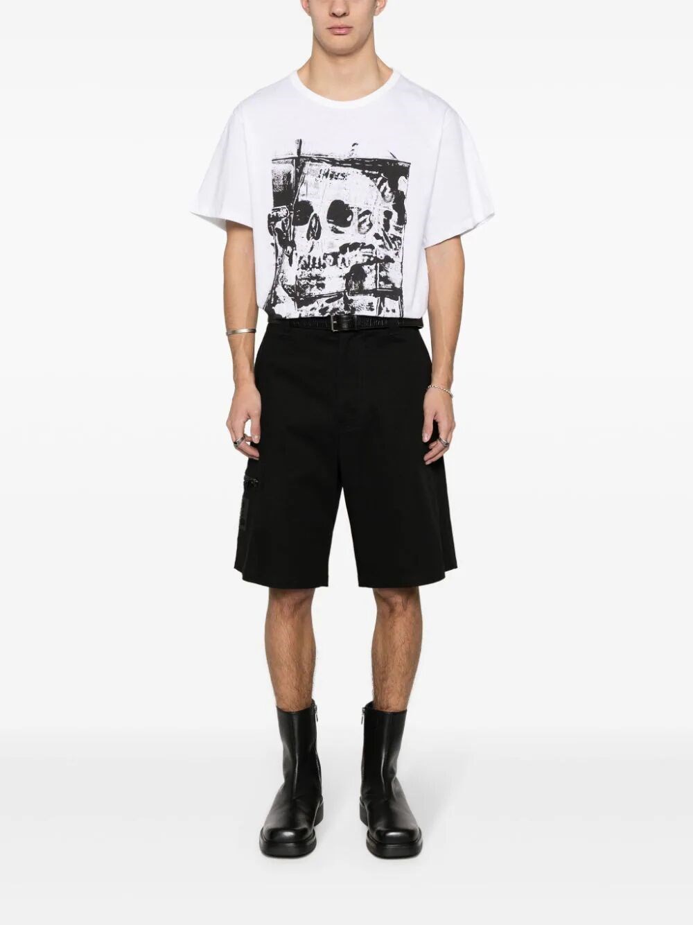 Skull-print T-shirt