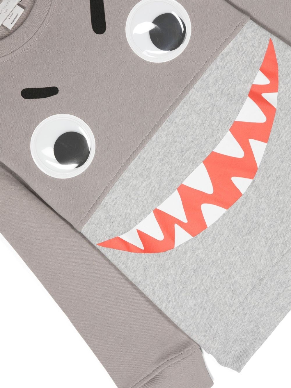 Shark Face Crew Neck Sweatshirt