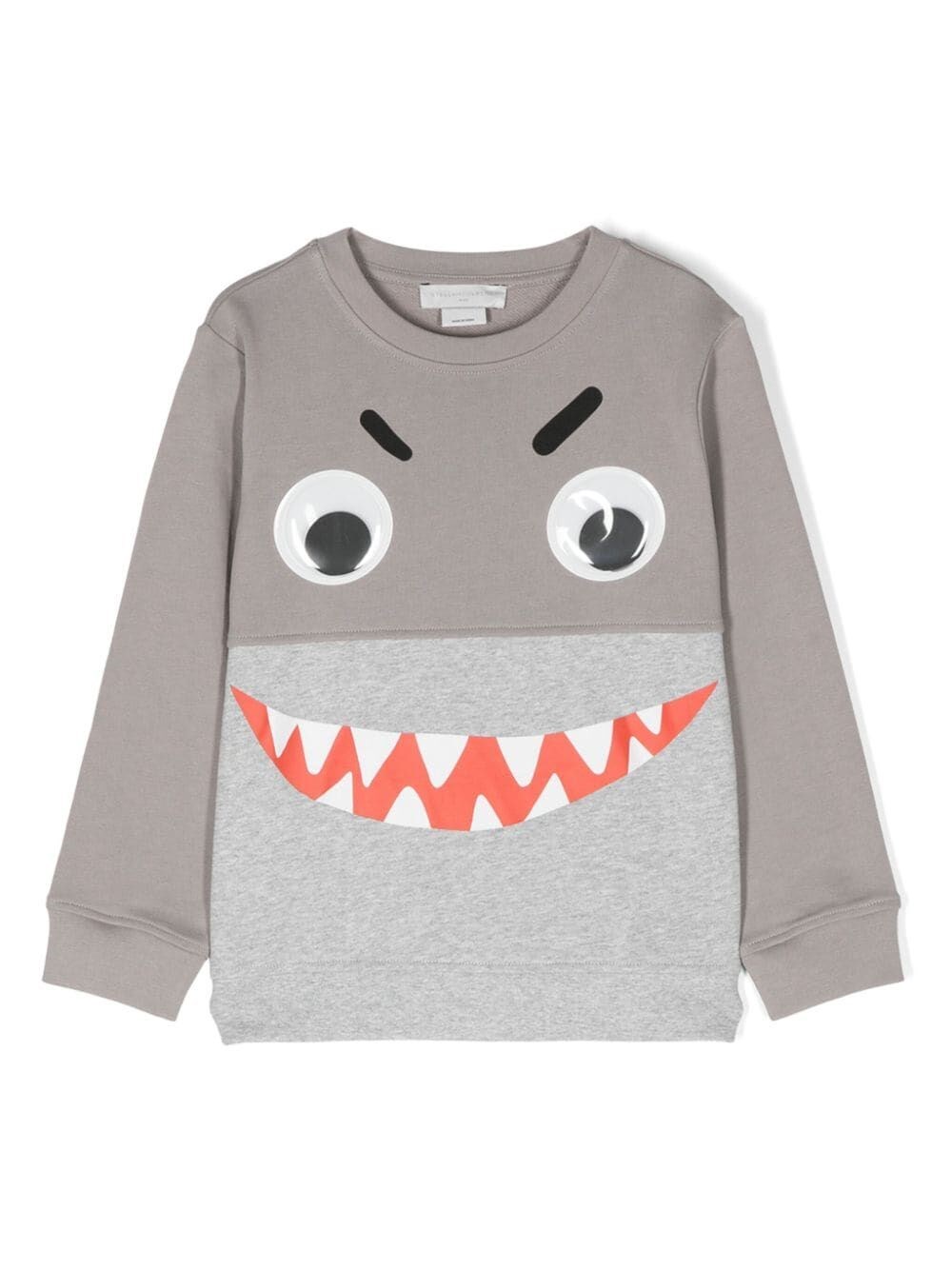 Shark Face Crew Neck Sweatshirt