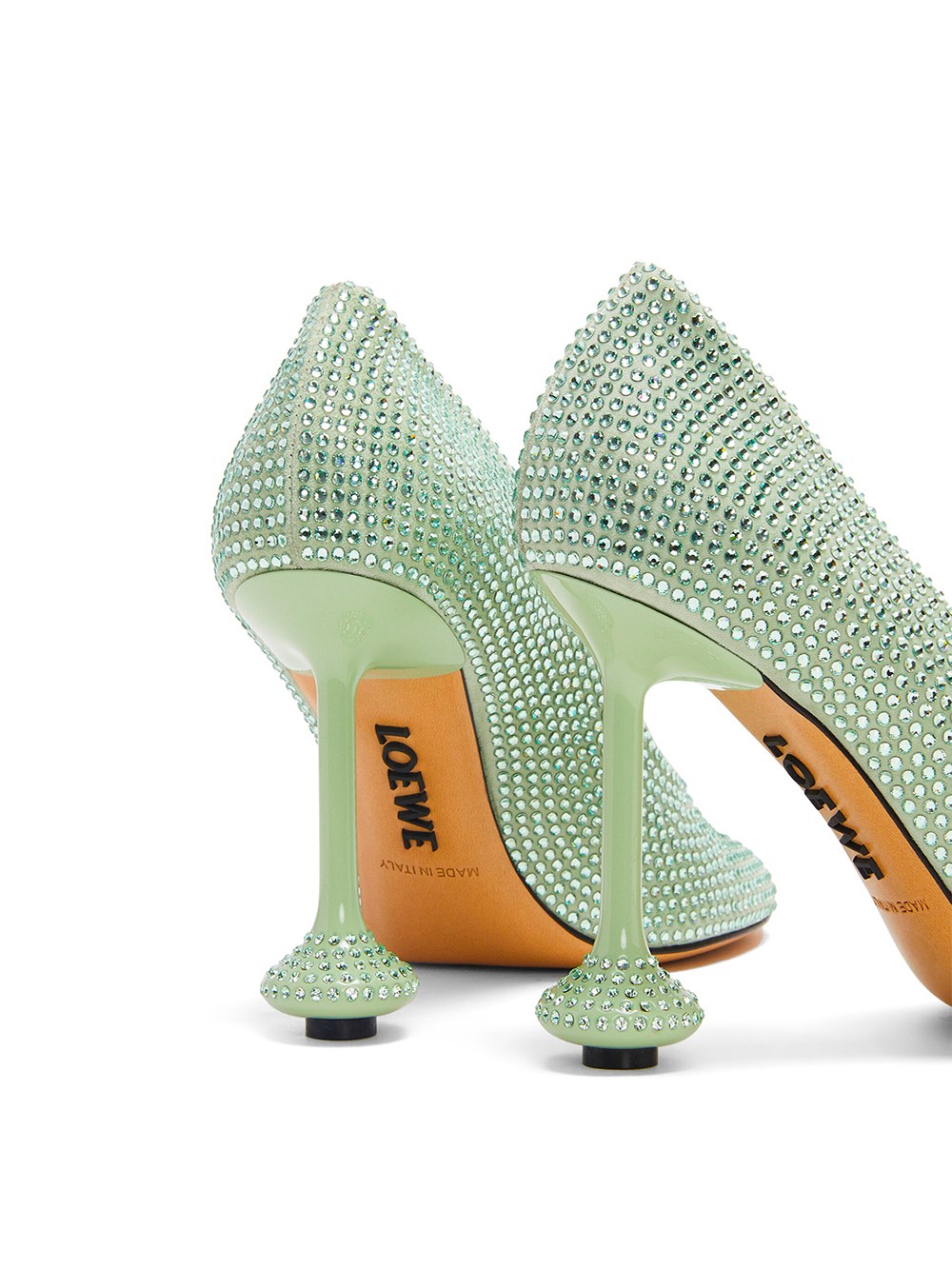 NOVITÀ Décolleté Toy in pelle scamosciata e strass