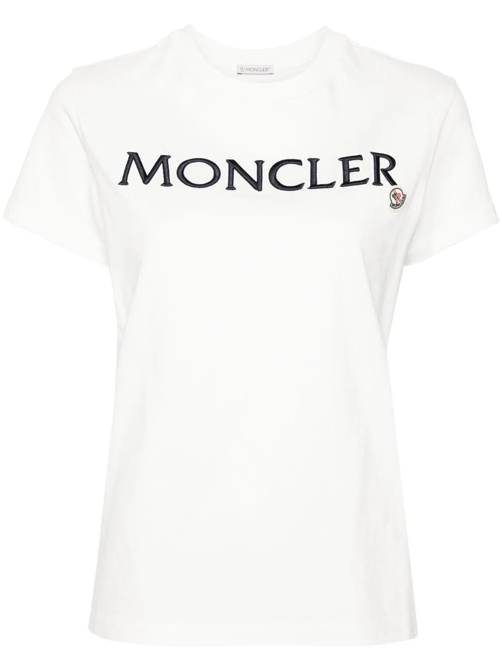Logo-embroidered T-shirt