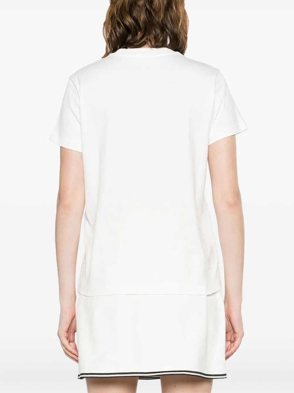 Logo-embroidered T-shirt