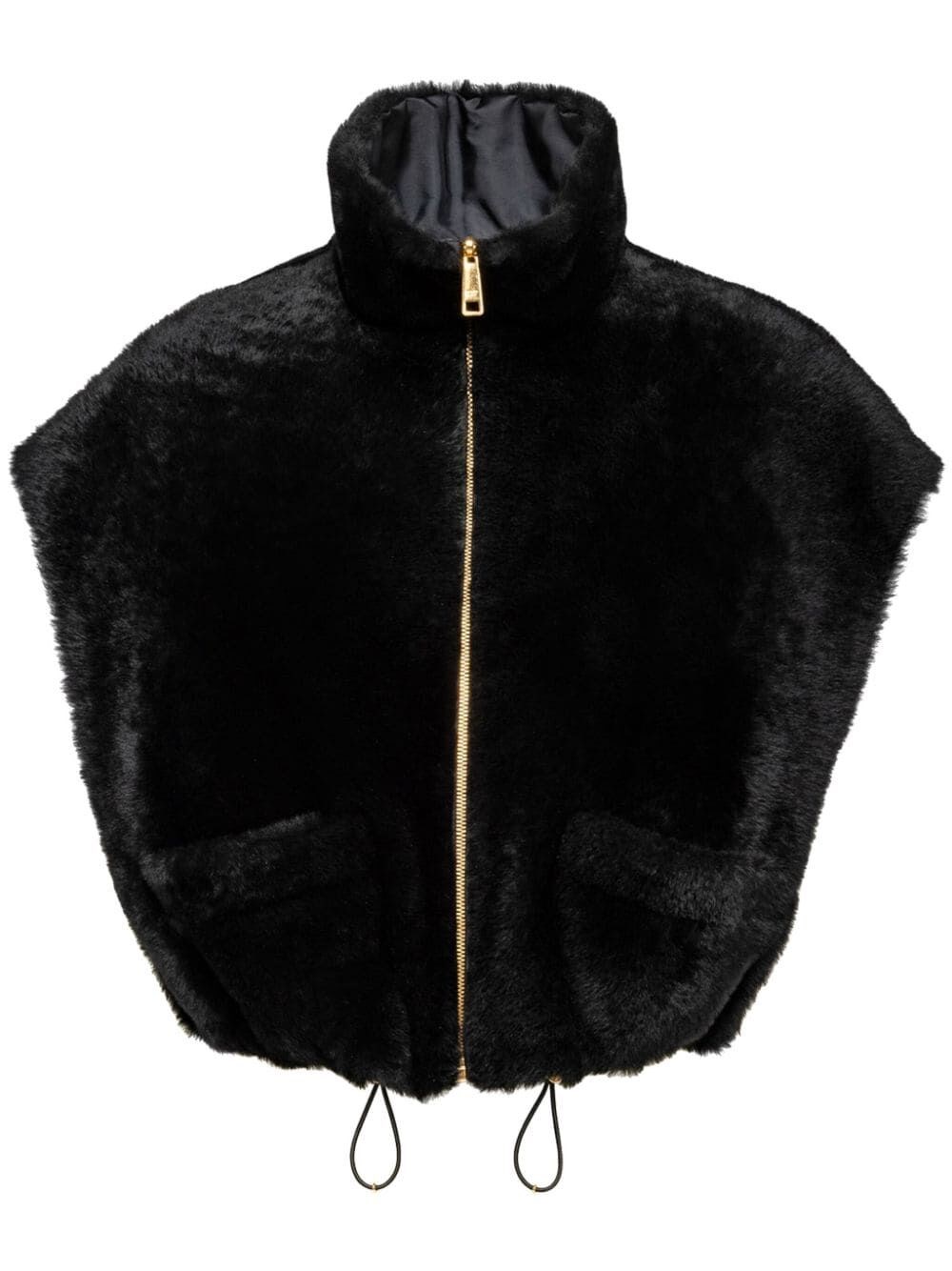 Shearling vest