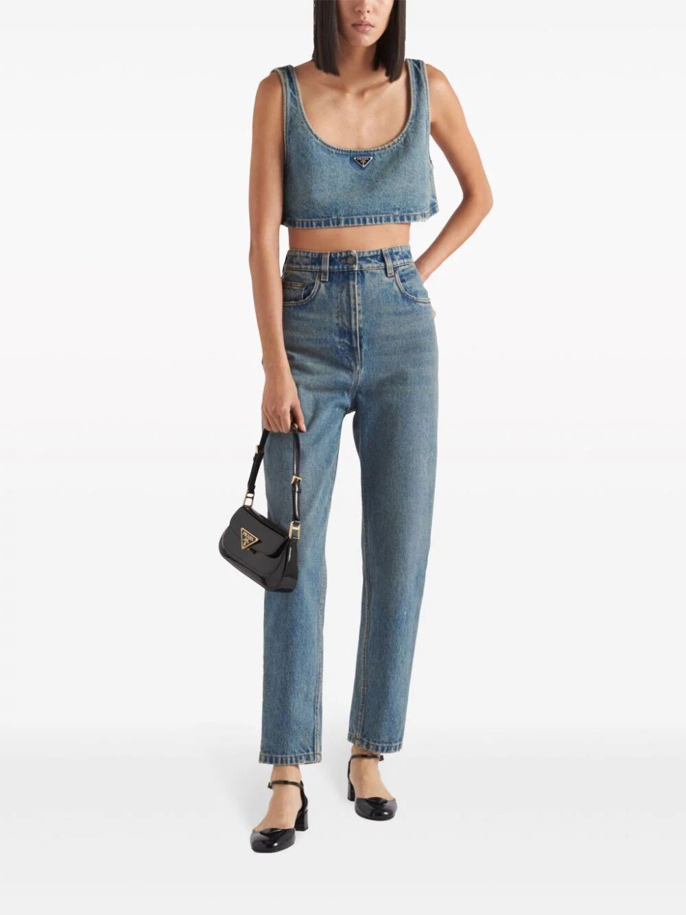 Five-pocket denim jeans