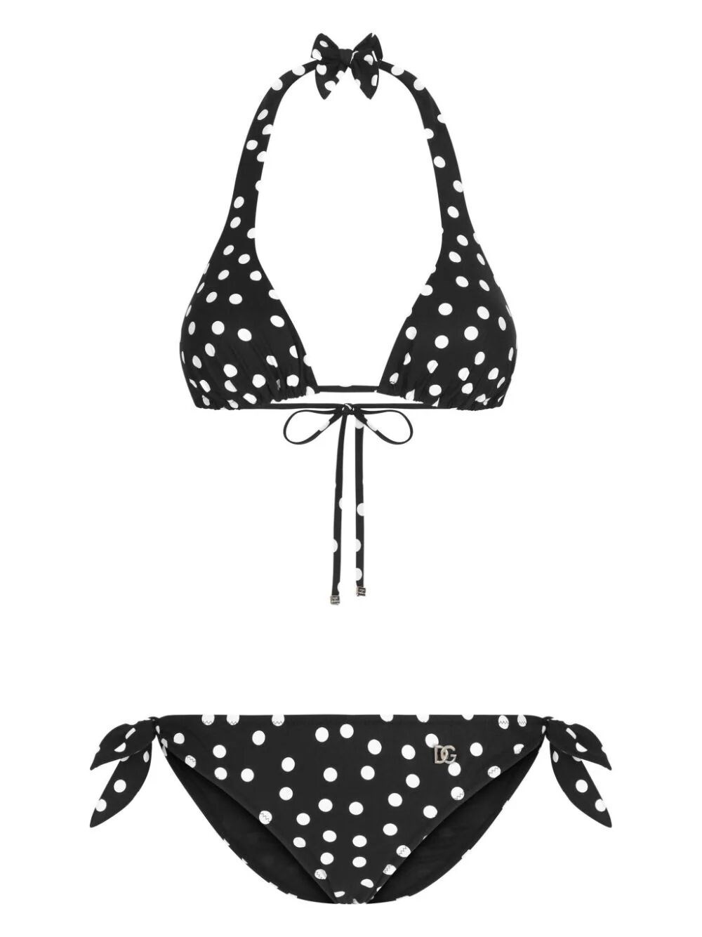 POLKA-DOT TRIANGLE BIKINI