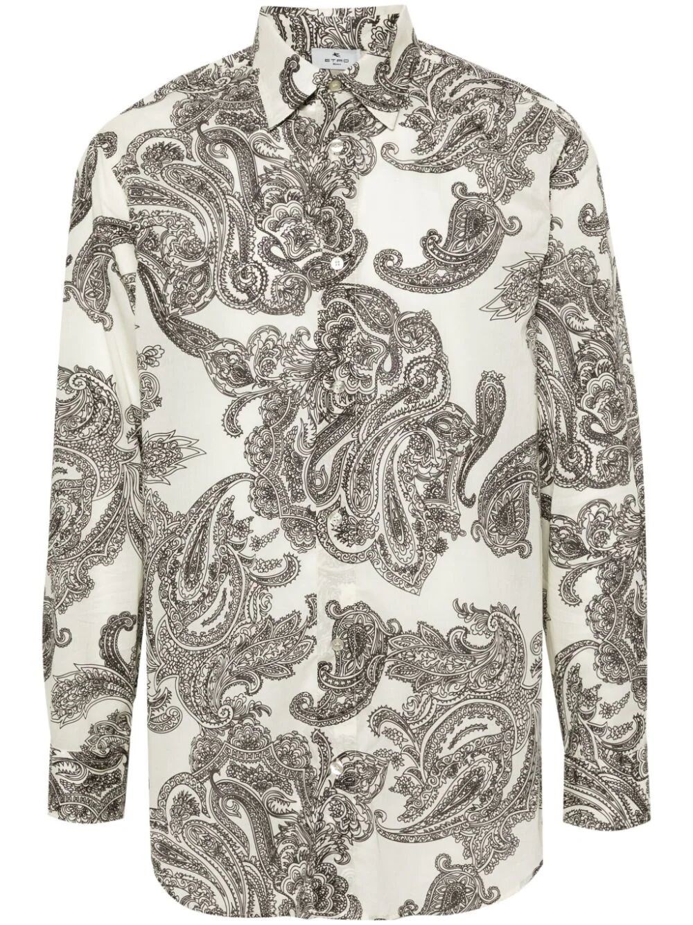 PAISLEY-PRINT COTTON SHIRT