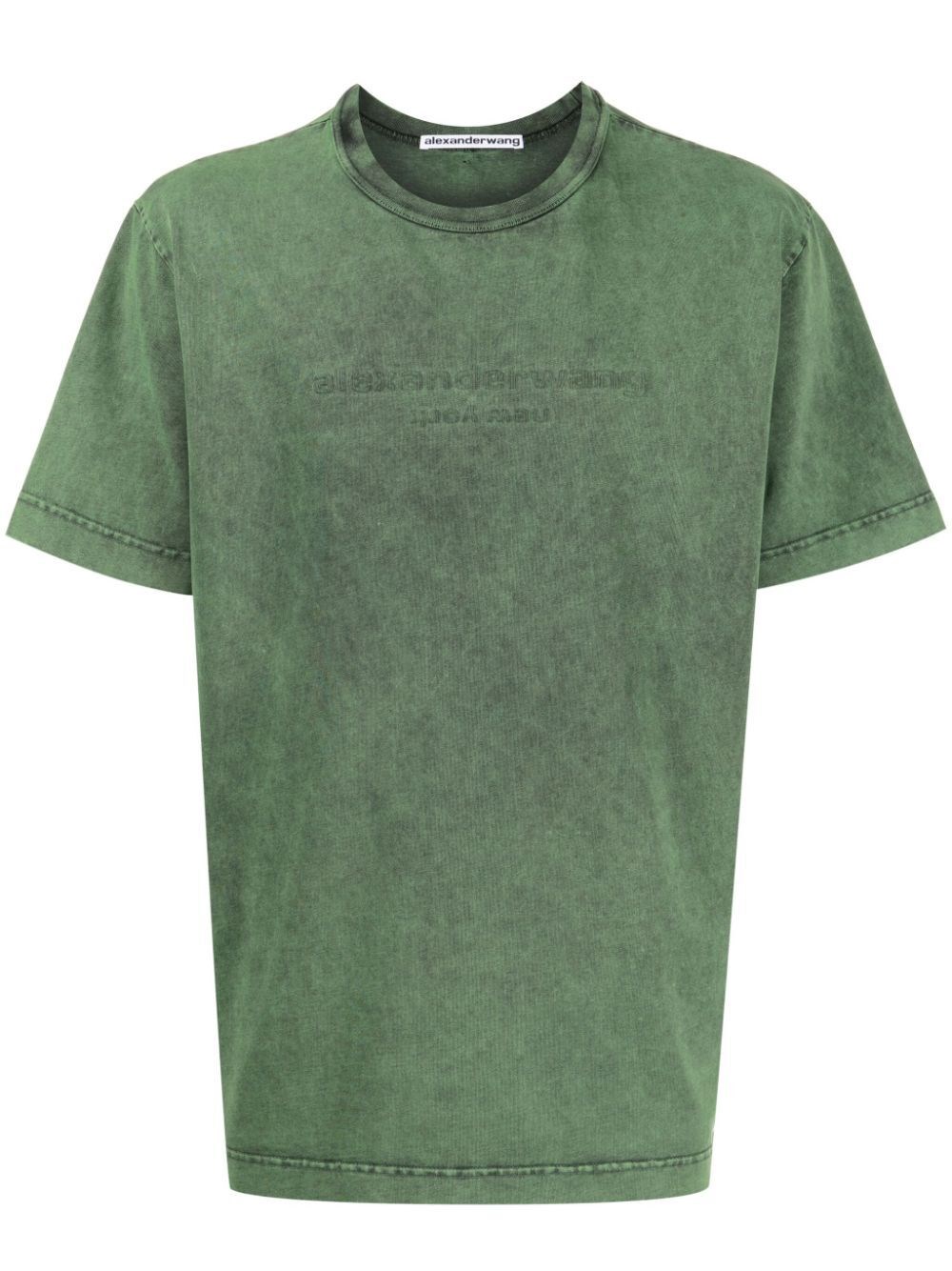Acid-wash T-shirt