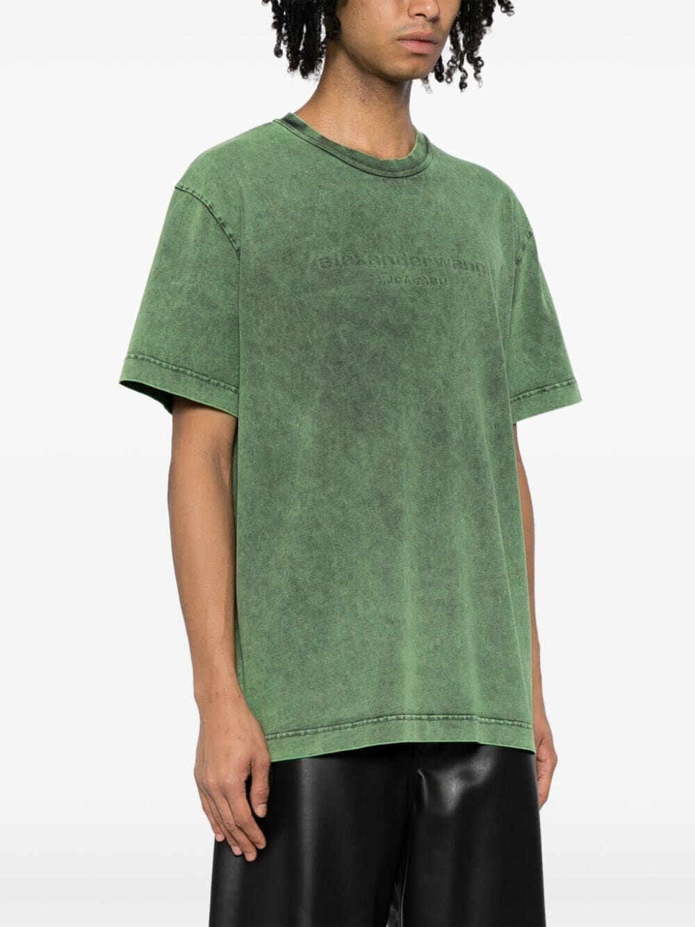 Acid-wash T-shirt