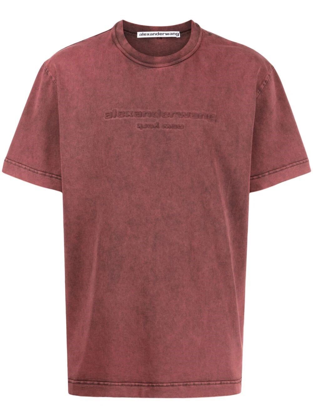 Acid-wash T-shirt