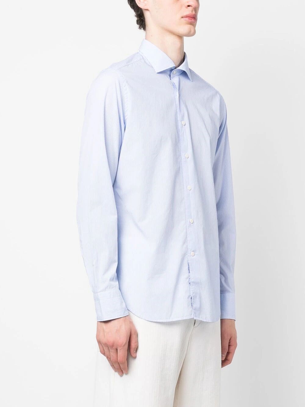 Long-sleeved cotton shirt