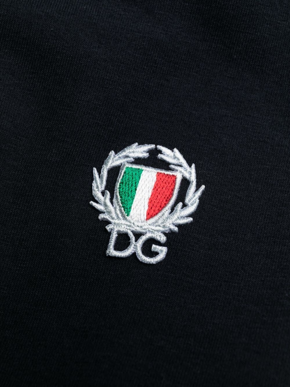 Logo-embroidered T-shirt