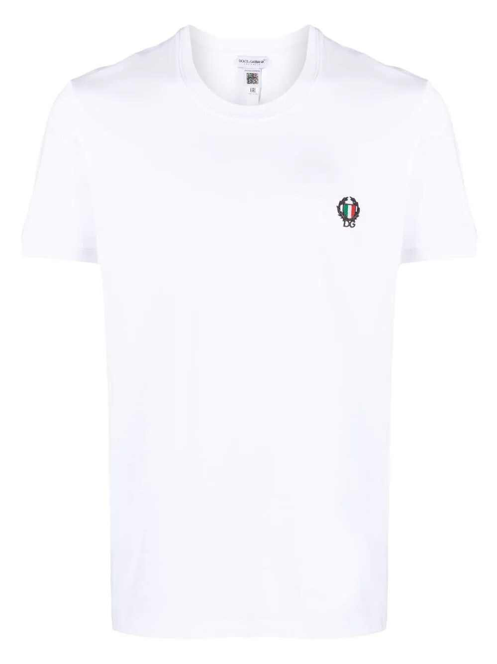 Logo-embroidered T-shirt