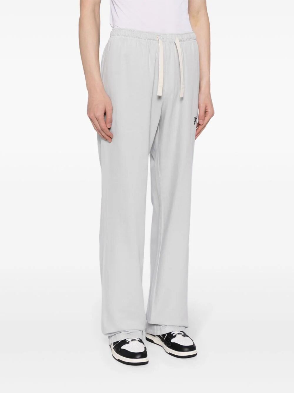 MONOGRAM-EMBROIDERED TRACK PANTS