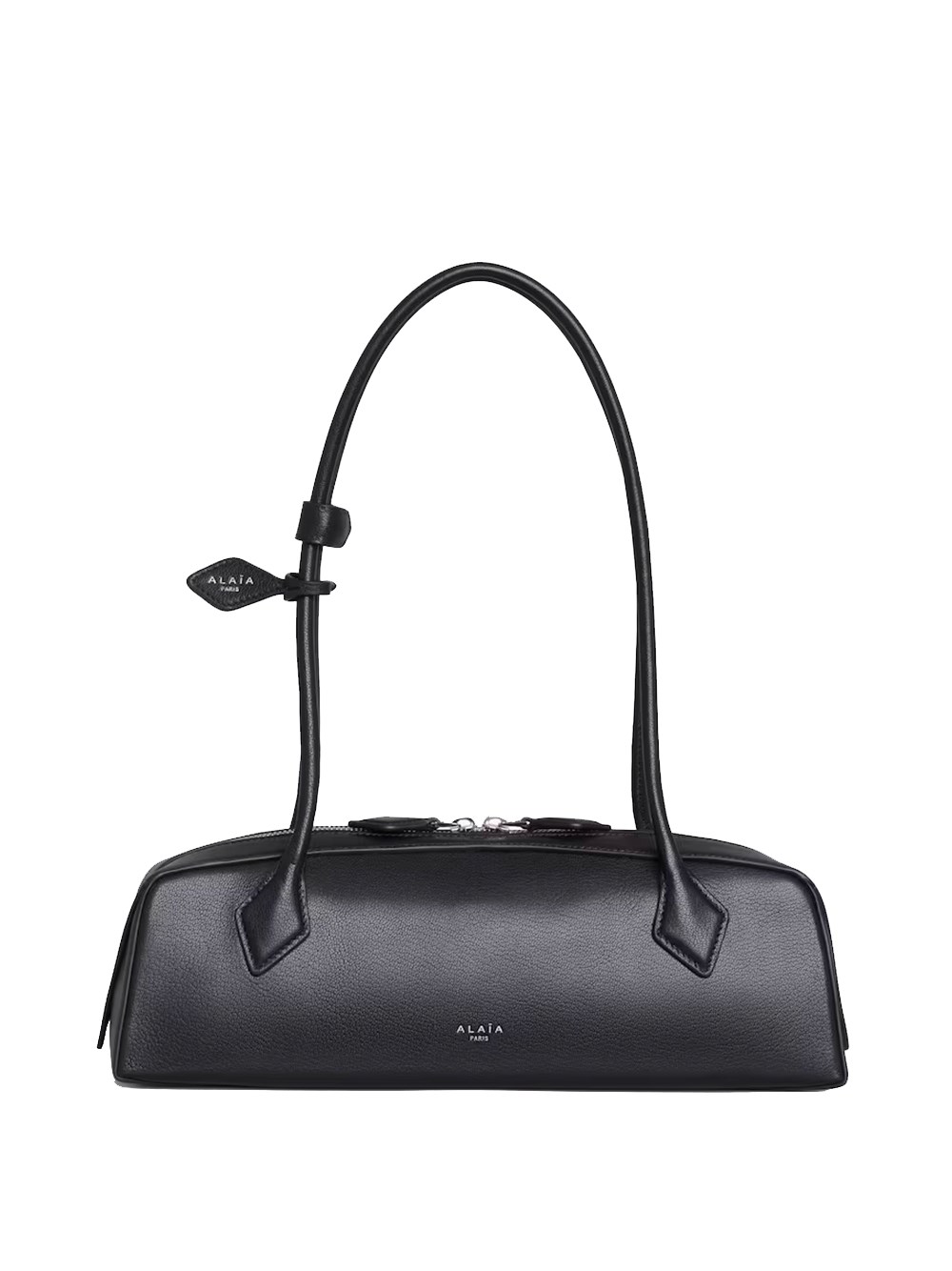 Alaïa Le Teckel Medium Bag In Shiny Leather In Black