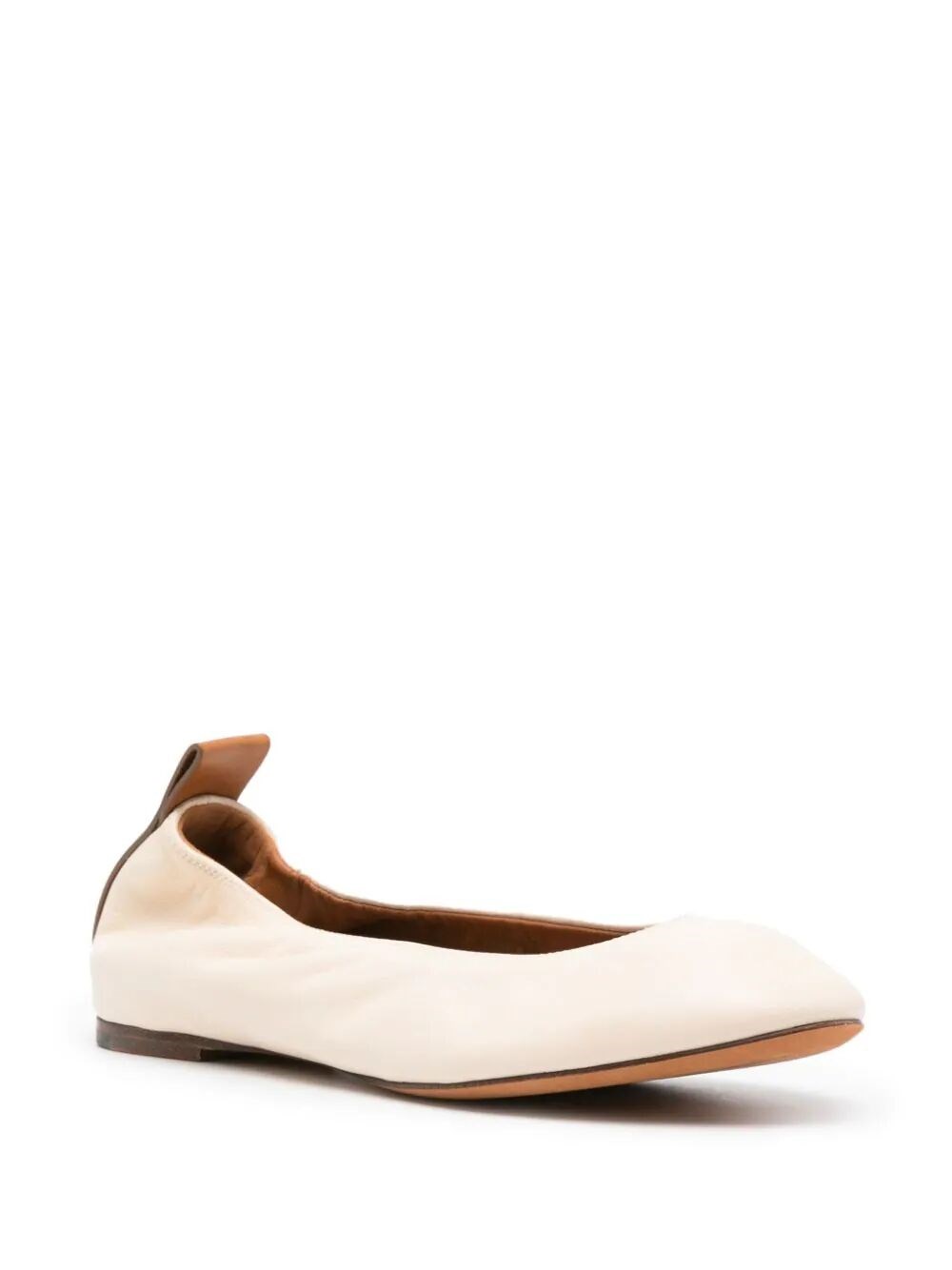 THE LEATHER BALLERINA FLAT