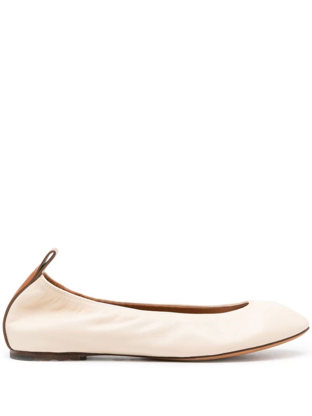 THE LEATHER BALLERINA FLAT