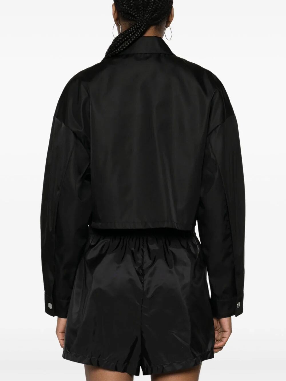 RE-NYLON CROPPED JACKET