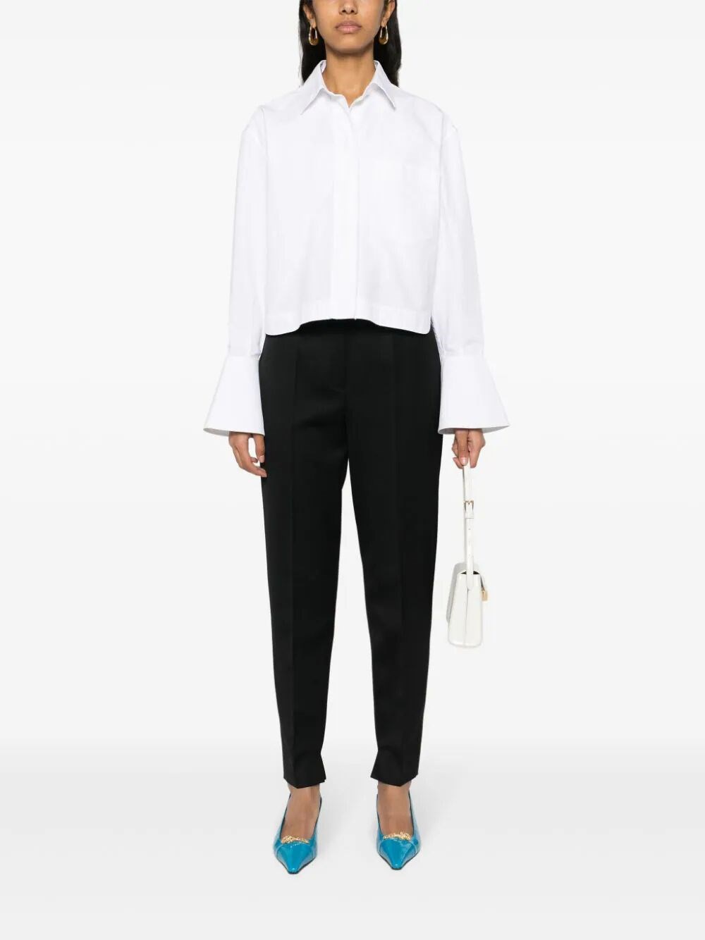 TAPERED-LEG TROUSERS