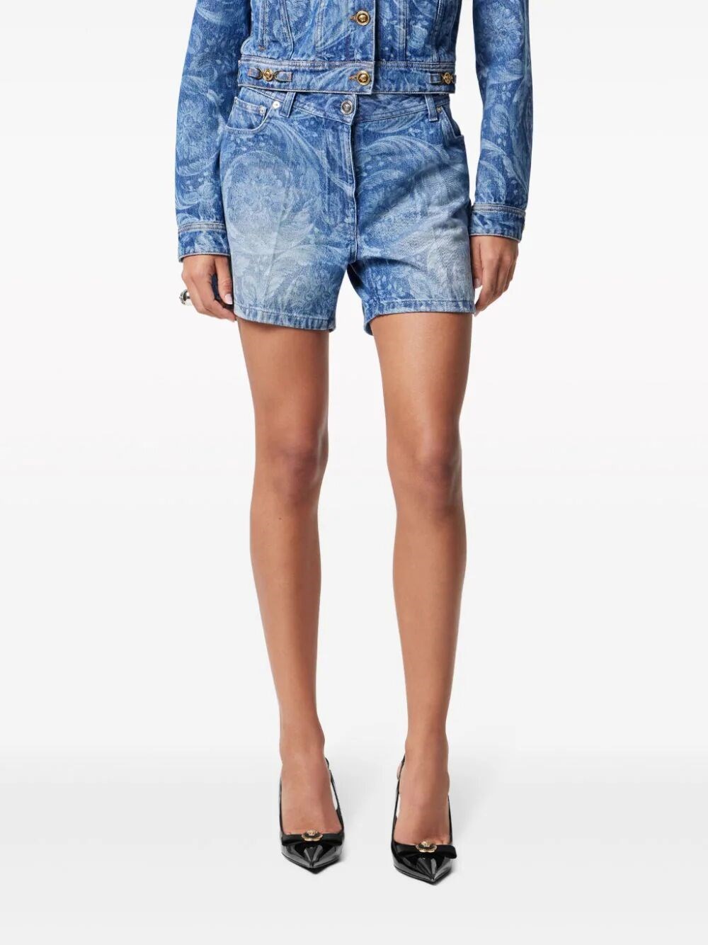 BAROQUE DENIM SHORTS