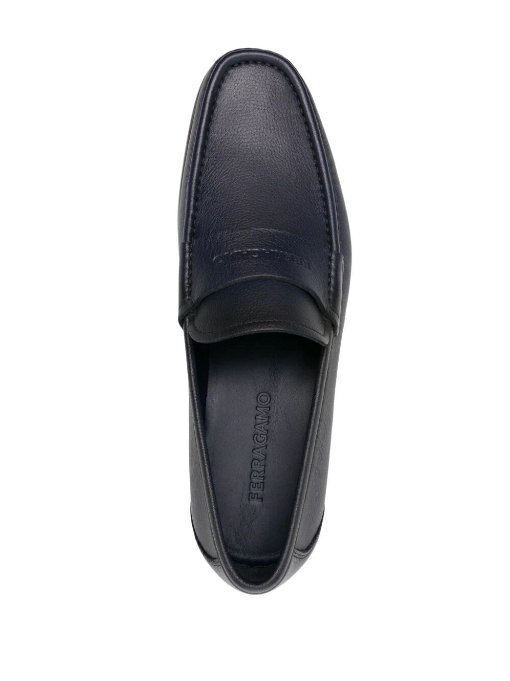 LOGO-DEBOSSED LEATHER LOAFERS